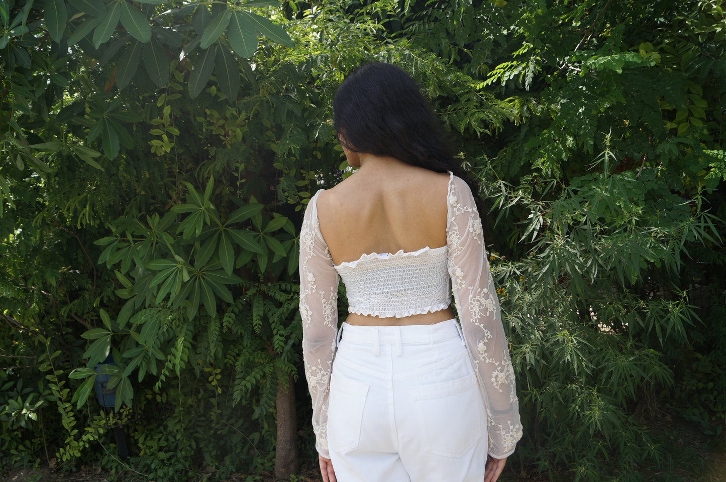 Branch Net Braid Top