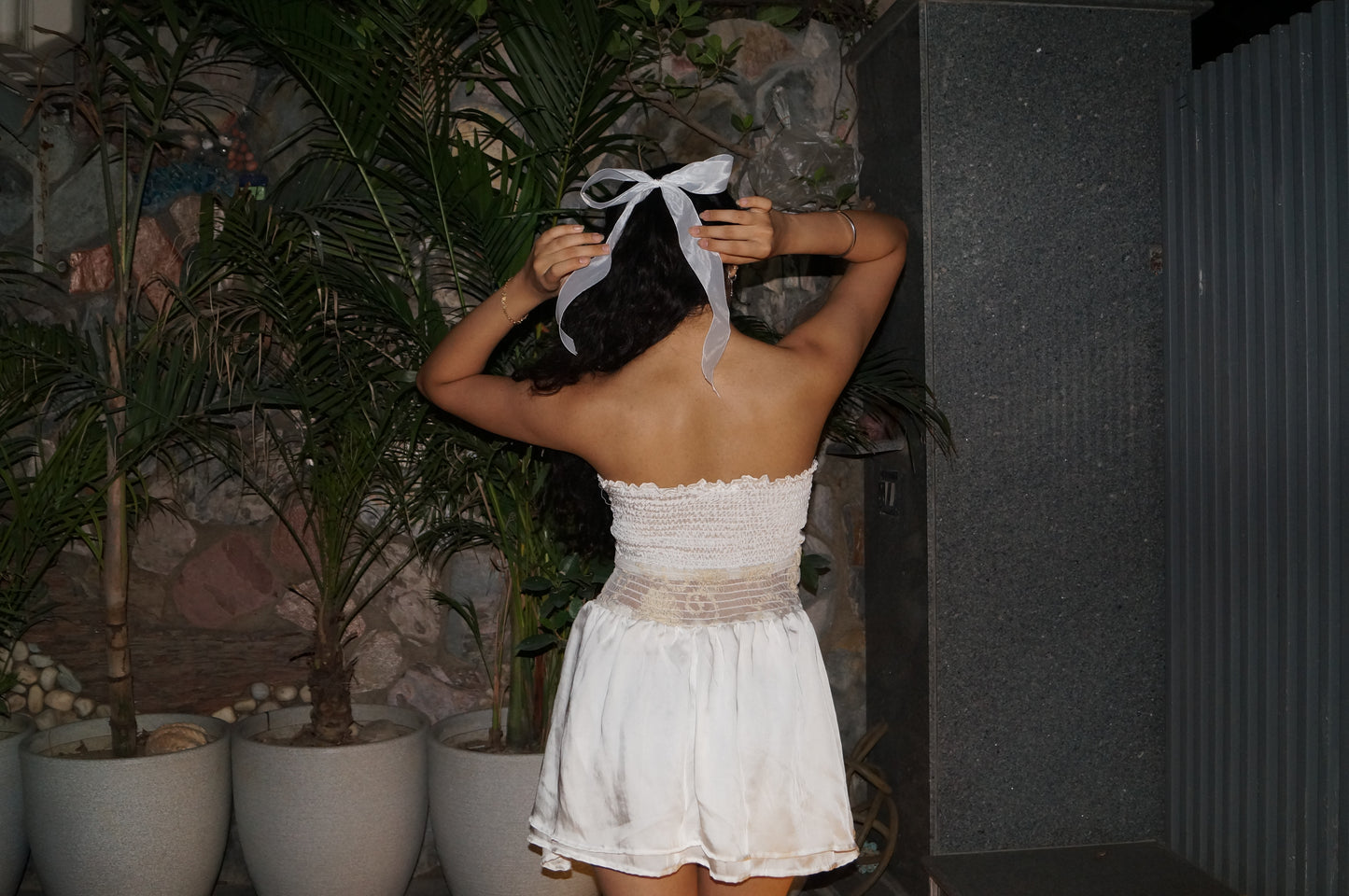 Corset Satin Dress