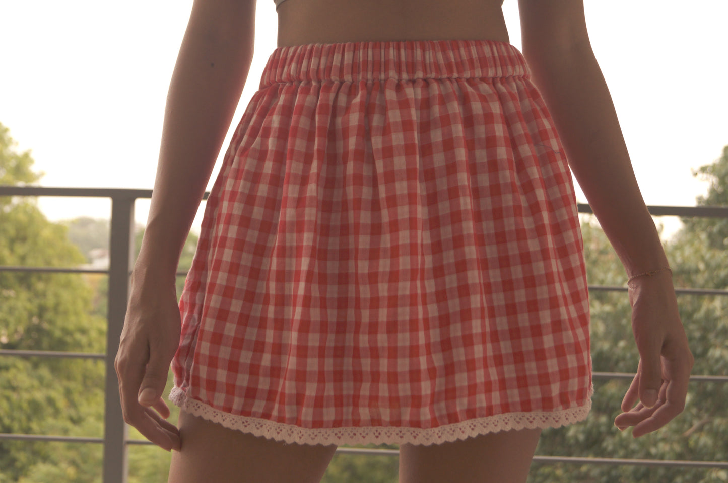 Gingham Skirt