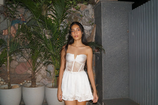 Corset Satin Dress