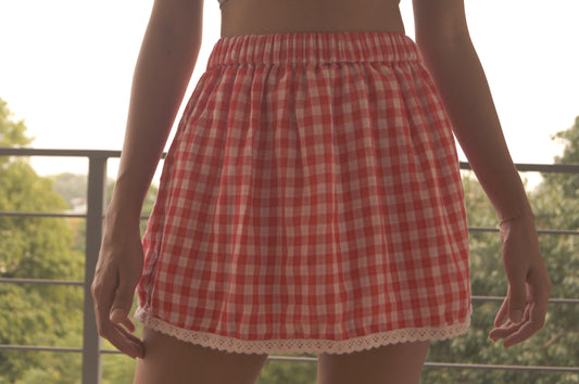 Gingham Skirt